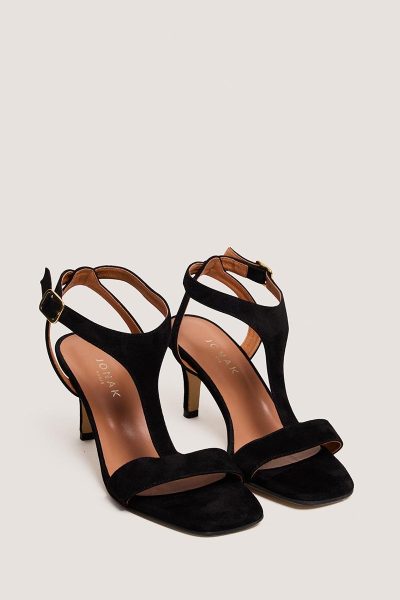 Alternative view of Jonak Vernus Heeled Sandals, Black Velvet