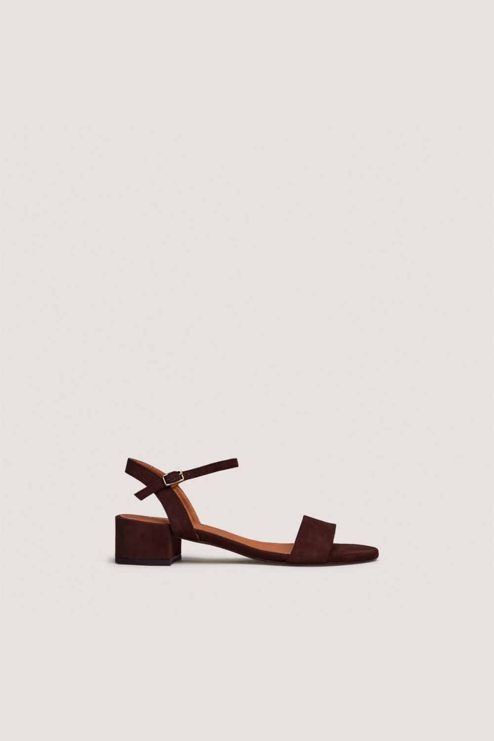 6001379-22 (1) Jonak Via Sandals, Brown Velvet