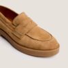 3200381-40 (1) Jonak Mirna Loafers, Taupe Split Leather