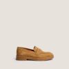 Jonak Mirna Loafers, Taupe Split Leather