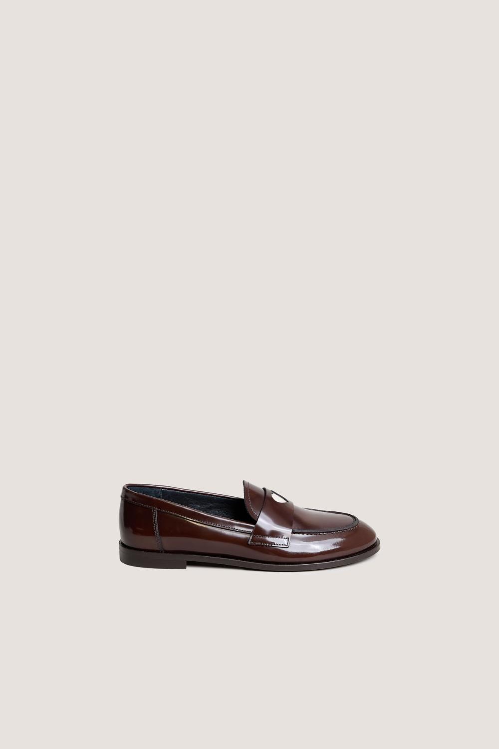 Jonak Donjuan Moccasins, Brown Glazed leather