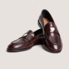 Jonak Donjuan Moccasins, Brown Glazed leather