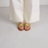 3600090-358 (4) Jonak Wilou Flat Sandals, Gold Rope and Gold Leather