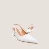 Jonak Diamantine Pumps, White Varnish
