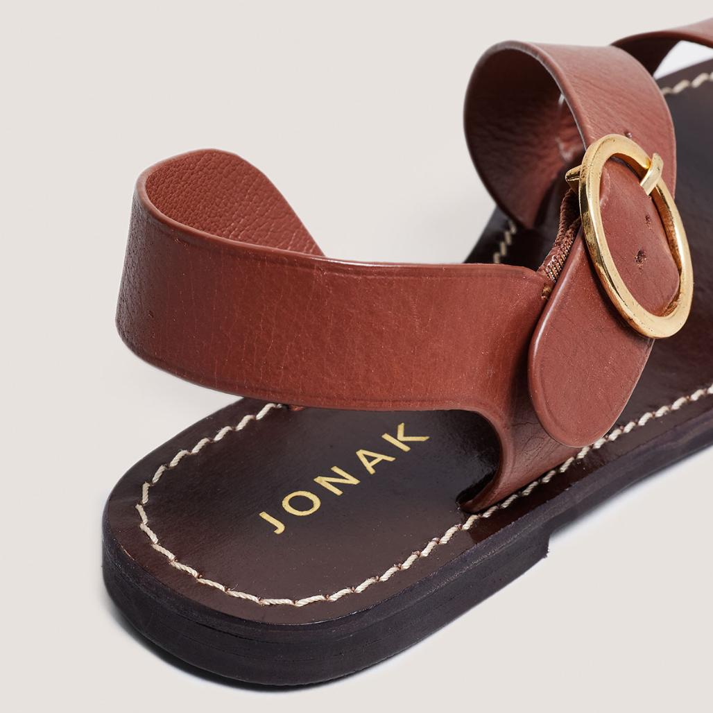 3800023-10 (4) Jonak Welbi Sandals, Cognac Leather
