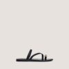 Jonak Wife Sandals, Black Leather