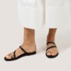 3800026-26 (5) Jonak Wife Sandals, Black Leather