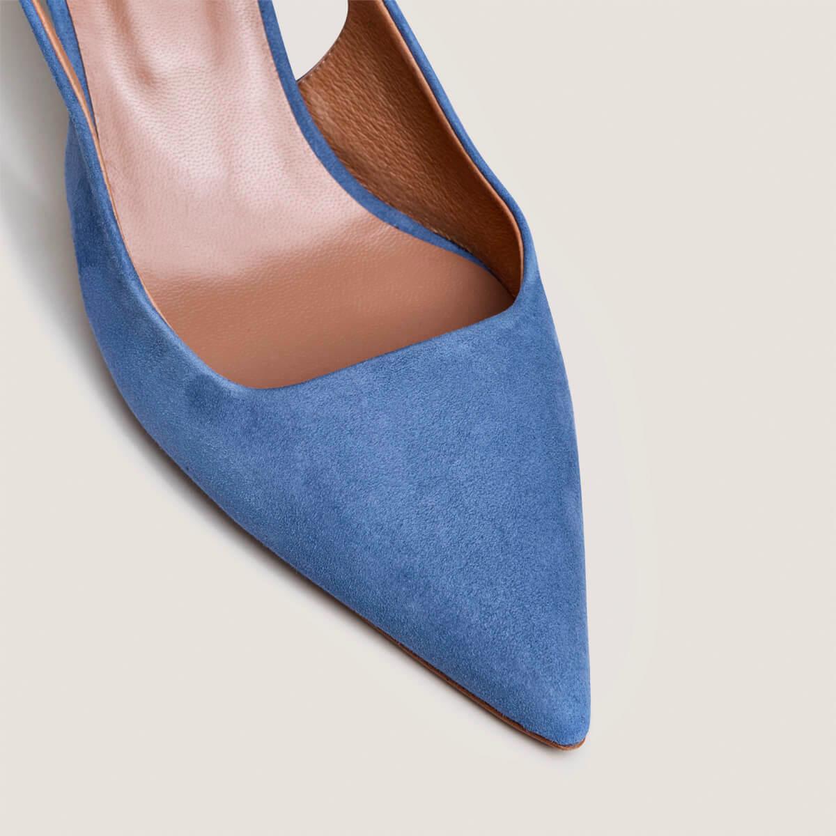 3800237-255-2 Jonak Diamantine Pumps, Steel Blue Velvet