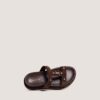 3800317-22 (5) Jonak Luana Platform Sandals, Brown Split Leather