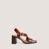 3800368-22 (3) Jonak Vanelie Sandals, Brown Leather.