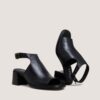 Jonak Benita Heeled Sandals, Black Leather