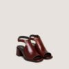 3800380-22 (4) Jonak Benita Heeled Sandals, Brown Patent Leather