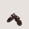 3800406-22 (1) Jonak Liverpool Platform Sandals, Brown Split Leather