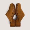 3800469-320 (1) Jonak Naky Platform Mules, Tobacco Split Leather