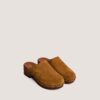 3800469-320 (3) Jonak Naky Platform Mules, Tobacco Split Leather