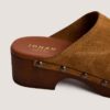 3800469-320 (4) Jonak Naky Platform Mules, Tobacco Split Leather