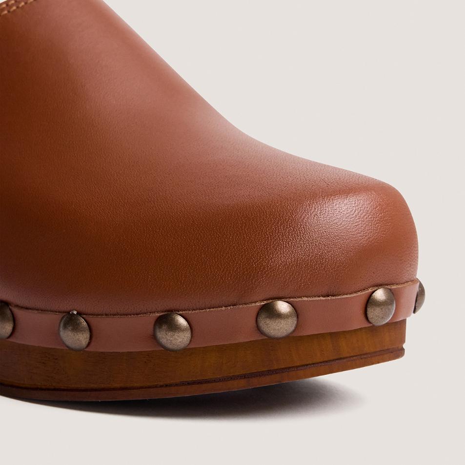 3800471-10 (2) Jonak Naky Platform Mules, Cognac Leather