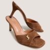 3800475-31 (2) Jonak Vertige Heeled Mules, Hazelnut Suede