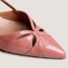 3800488-224 (4) Jonak Damour Slingback Pumps, Dusty Rose Pleated Patent Leather