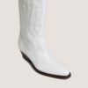 Jonak Delea Boots, White Aged Leather