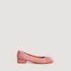 Jonak Dadou Flats with Heel, Dusty Rose Suede