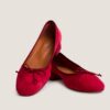 3900163-375-2 Jonak Dadou Flats with Heel, Berry Red Velvet