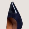 Jonak Destelle Slingback Pumps, Navy Patent Leather and Suede