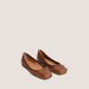 4000818-31-2 Jonak Domine Ballet Flats, Hazelnut Leather.