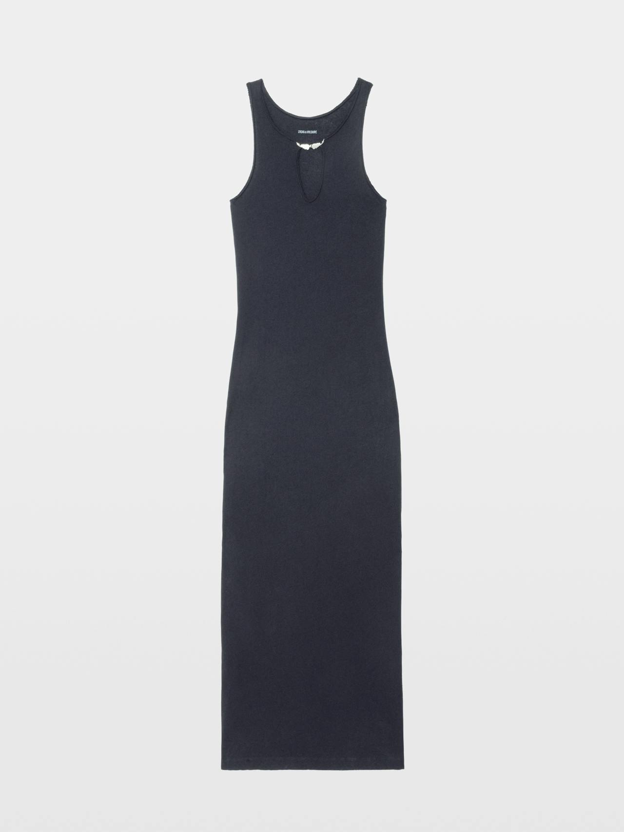 JWDR01126_ENCRE_PACKSHOT_69bb2065cae75-1 Zadig & Voltaire Tiffania Dress, Encre.