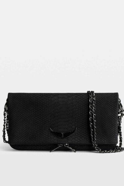 Zadig & Voltaire Rock Soft Savage Clutch