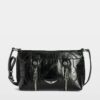Zadig & Voltaire Sunny Mood Vintage Patent Bag, Black