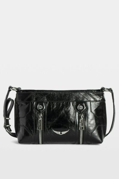 Zadig & Voltaire Sunny Mood Vintage Patent Bag, Black