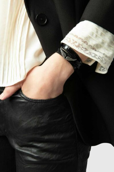 Alternative view of Zadig & Voltaire Rock Croco Bracelet