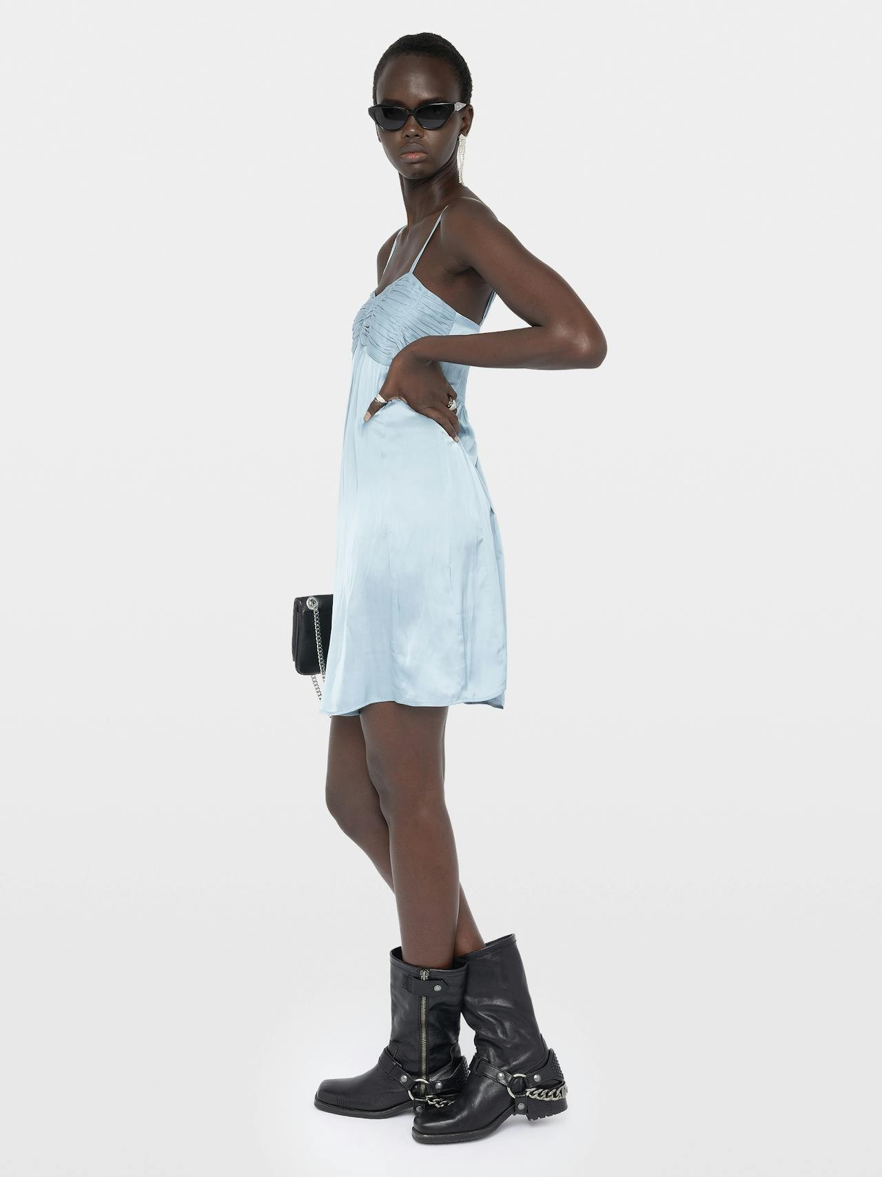 wwdr02635_sky_addi_1 Zadig & Voltaire Rippies Satin Dress, Sky.