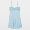 wwdr02635_sky_packshot Zadig & Voltaire Rippies Satin Dress, Sky.