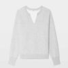 Zadig&Voltaire Olive Sweatshirt, Gris Chine Clair.