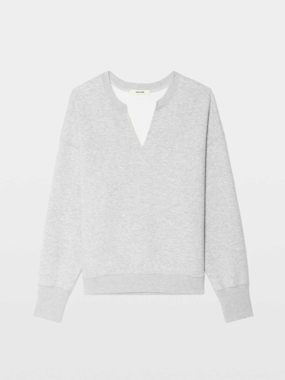 Zadig&Voltaire Olive Sweatshirt, Gris Chine Clair.
