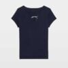 Zadig&Voltaire Fishnet Henley T-shirt, Encre