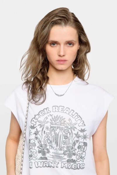 Zadig&Voltaire Cloe Tank Top, White.