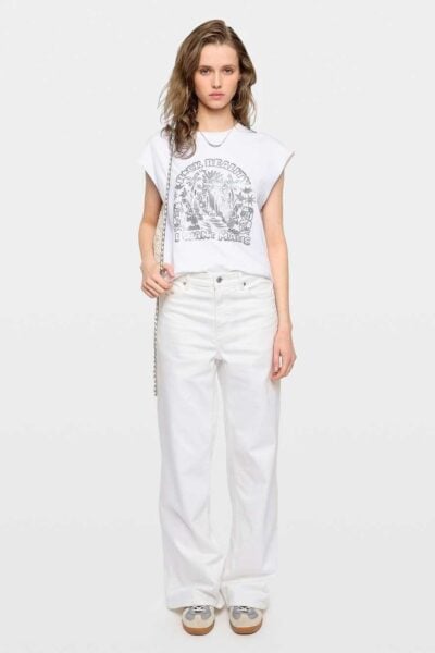 Zadig&Voltaire Cloe Tank Top, White.