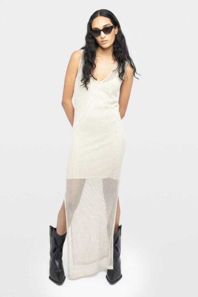 Zadig&Voltaire Riza Dress, Vanille.