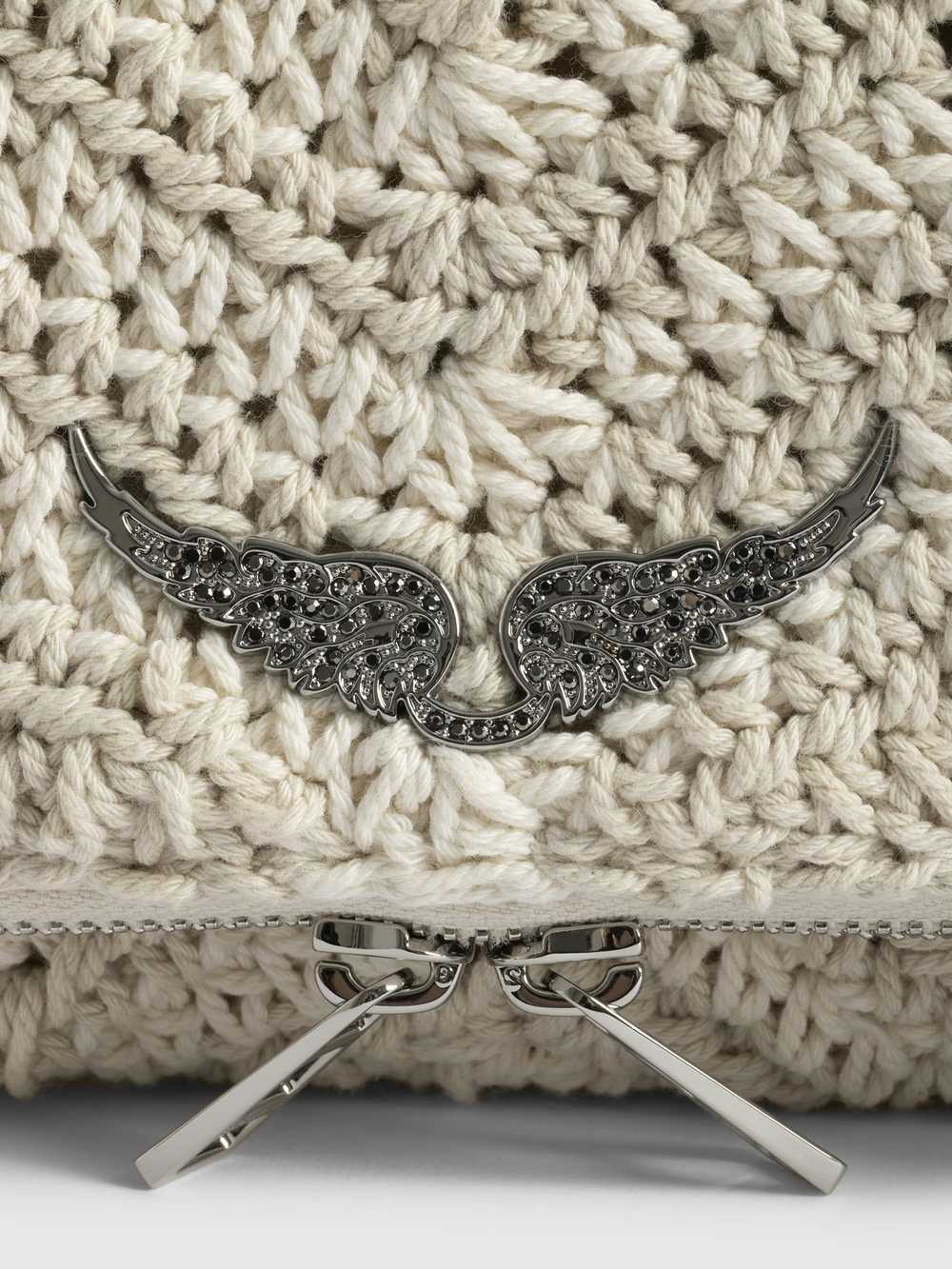 LWBA04211_FLASH_ADDI_3_69ba6d3ad2bc0.jpg Zadig&Voltaire Rock Macramé Clutch, Flash..