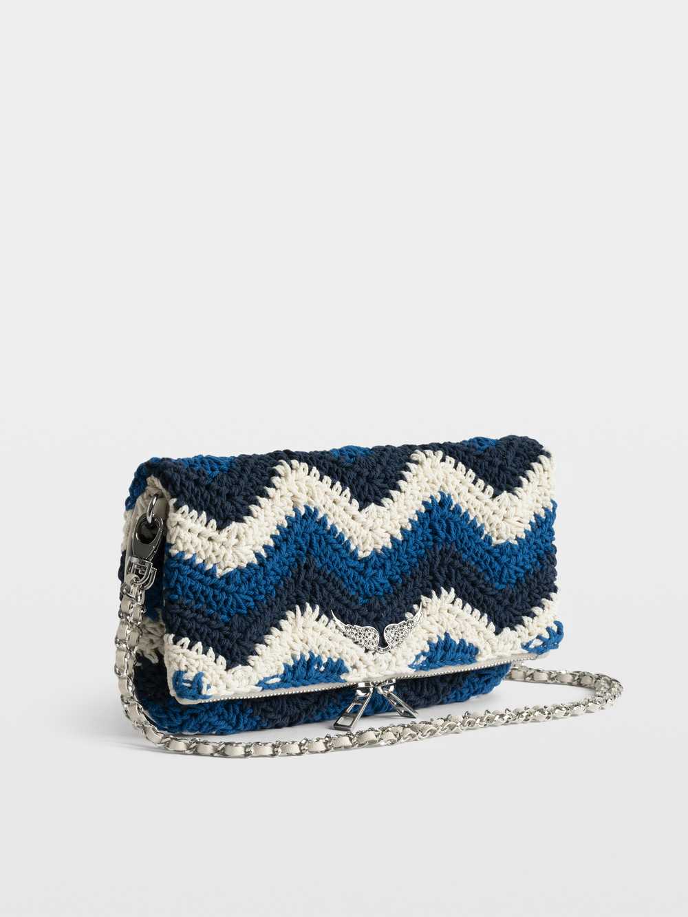 LWBA04211_TANDEM_ADDI_1_69ba6d445e74c.jpg Zadig&Voltaire Rock Macramé Clutch, Tandem
