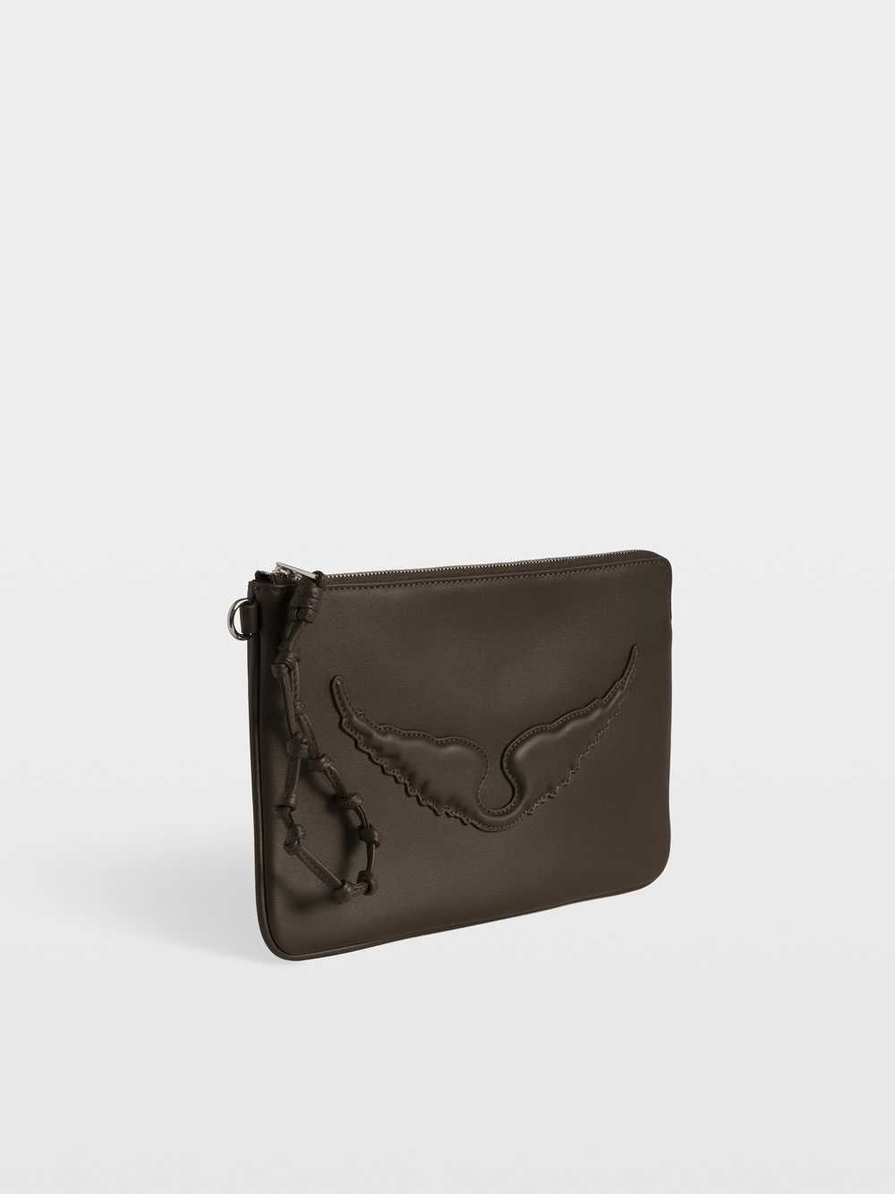 Zadig&Voltaire Angel Clutch, Wood.