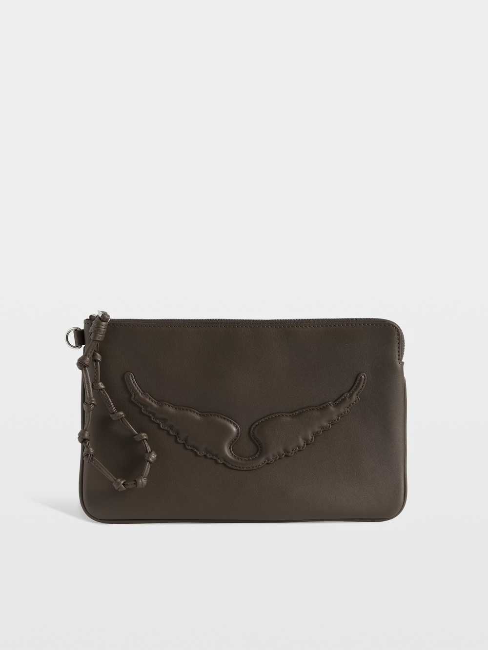 Zadig&Voltaire Angel Clutch, Wood.