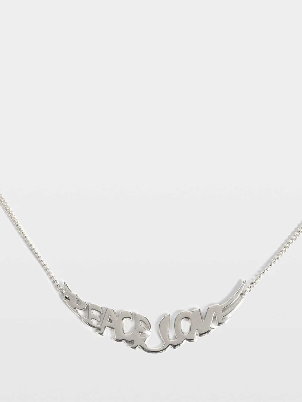 Zadig&Voltaire Peace Necklace, Shiny Silver