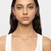 Zadig&Voltaire Peace Necklace, Shiny Silver