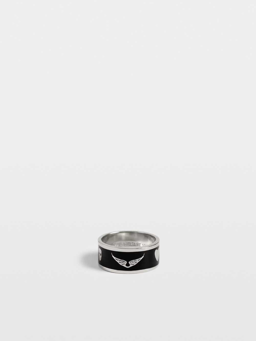 OWJW01795_BLACK_SILVER_PACKSHOT_69e751c40f7a4.jpg Zadig&Voltaire ZV Ring, Black Silver.