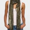 Zadig&Voltaire Kerry Vintage Bandana Scarf, Mousse.