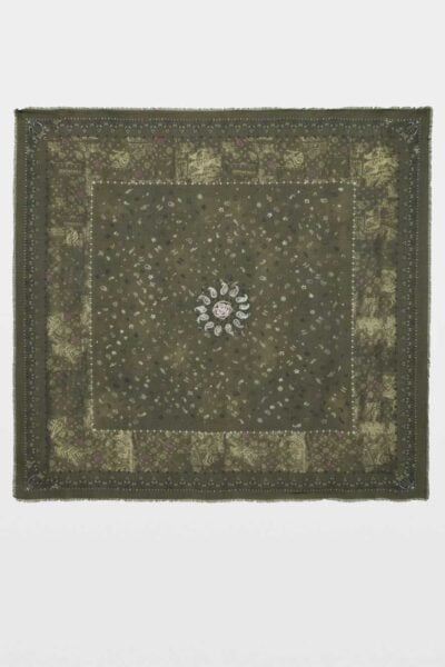 Zadig&Voltaire Kerry Vintage Bandana Scarf, Mousse.